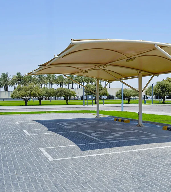 Professional canopy installation service by Delight IFM in Dubai