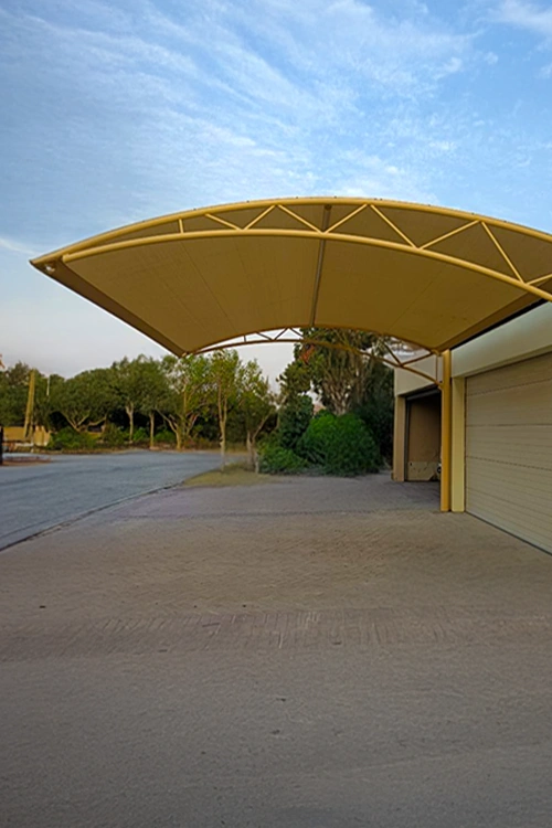 Car park canopy washing service in Dubai by Delight IFM